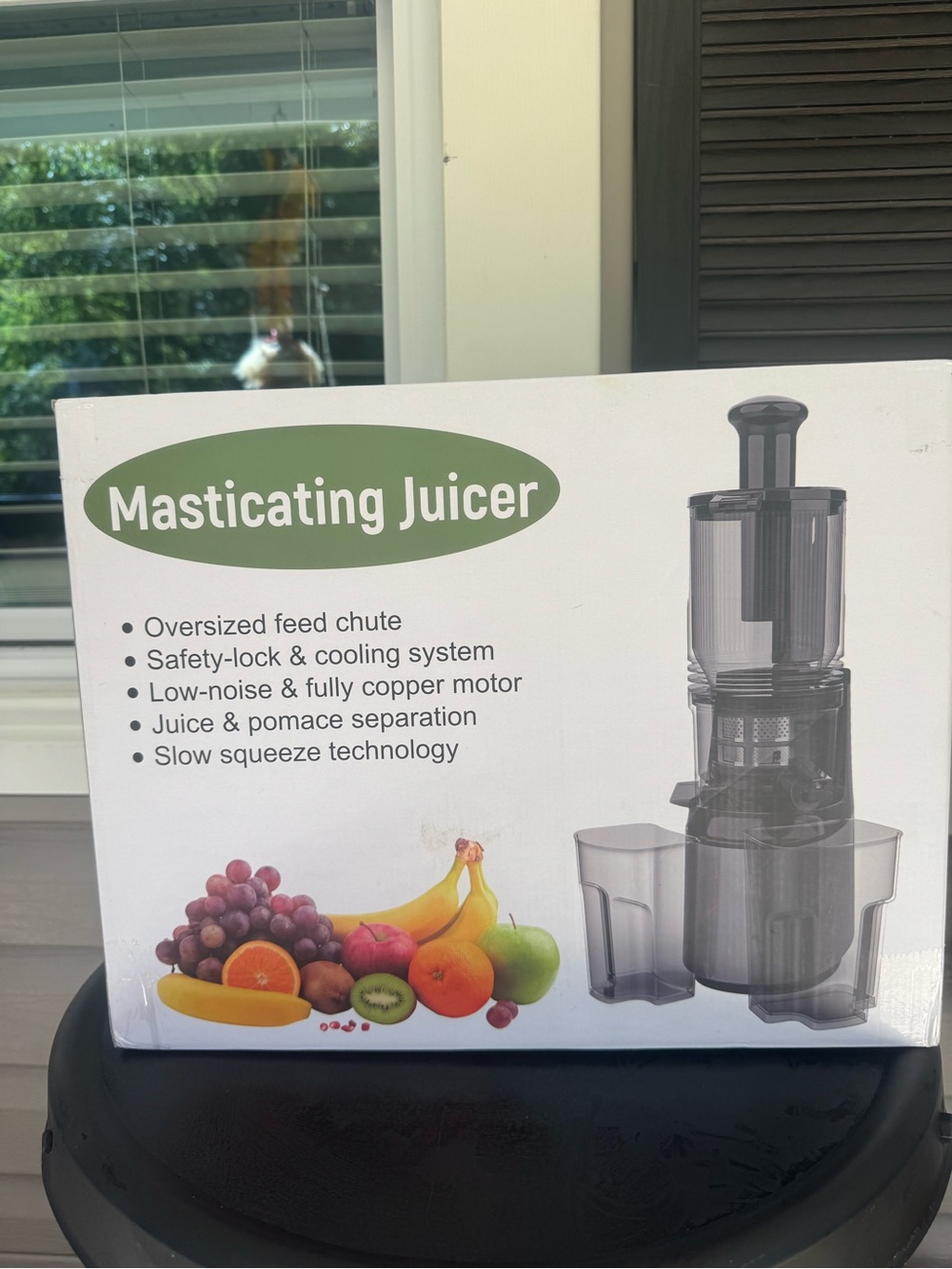 Masticating Juicer Slow Squeeze Cold Press Juicer new open box